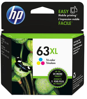 HPJ0143 - HP 63XL Tri-Colour High Yield Ink Cartridge