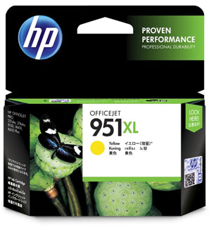 HPJ0244 - HP 951XL Yellow High Yield Ink Cartridge