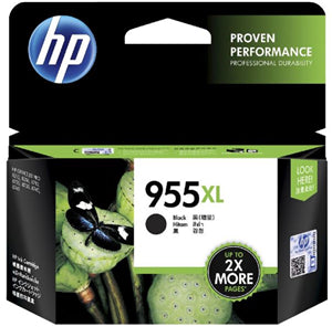 HPJ0290 - HP 955XL Black High Yield Ink Cartridge