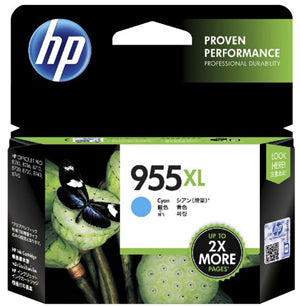 HPJ0291 - HP 955XL Cyan High Yield Ink Cartridge