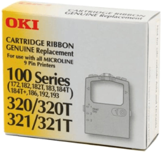 OKI Microline Cartridge Ribbon - 100 Series/ML320/ML321 OK00