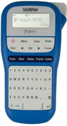 Brother PTH110BW Durable P-Touch Blue&White Label Printer $2