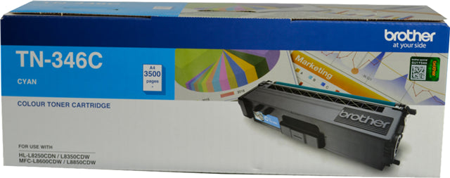 Brother TN-346C Cyan High Yield Toner TN346C