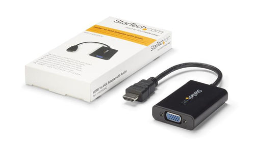 StarTech.com HD2VGAA2 - HDMI to VGA Adapter Converter with Audio