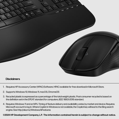 HP 685 Comfort Dual-Mode Keyboard and Mouse Combo -  WHILE STOCK LASTS