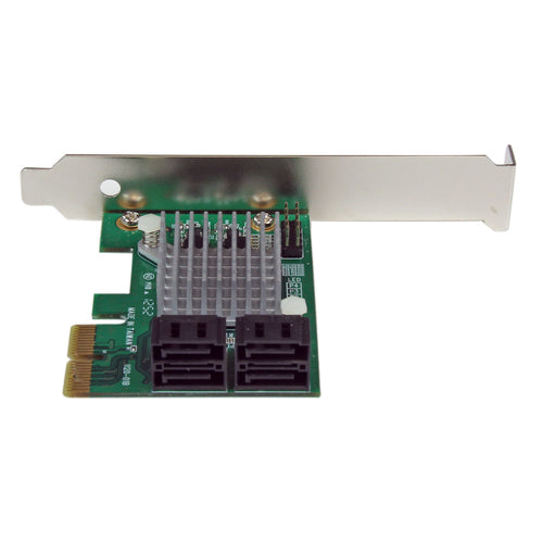 PEXSAT34RH - STARTECH.COM 4 PORT PCIE SATA III CONTROLLER CARD W/ HYPERDUO SSD TIERING 2 YR