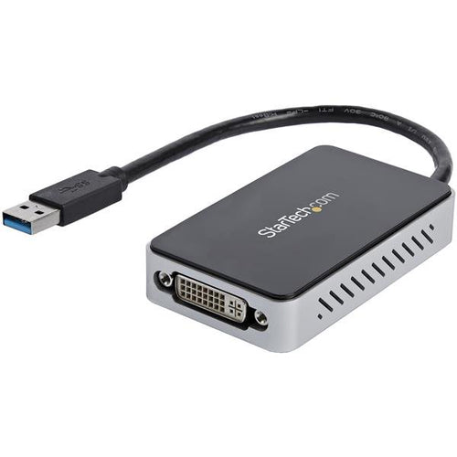 StarTech.com USB32DVIEH - USB 3 to DVI Adapter with 1-Port USB Hub