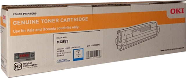 OKI 45862843 Cyan Toner OK0204