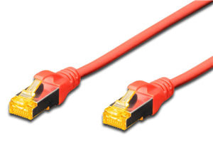 CA9301R - Digitus S-FTP CAT6A Patchkabel - 0,5m Rot