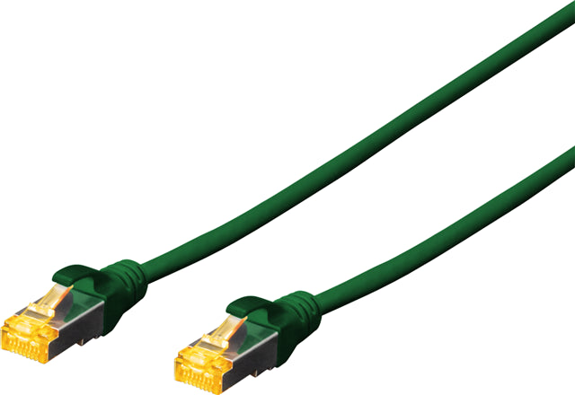 Digitus S-FTP CAT6A Patch Lead - 1M Green CA9310G