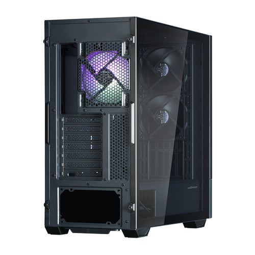Z10 DS BLACK - Zalman Z10 DS Black ATX Mid Tower Case 1x120mm ARGB with LCD screen