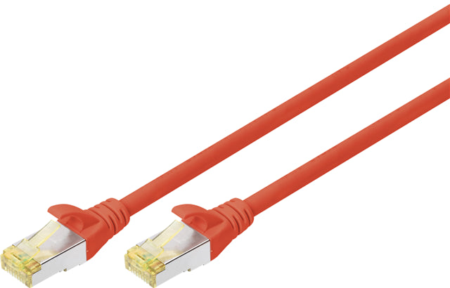 Digitus S-FTP CAT6A Patch Lead - 1M Red CA9310R