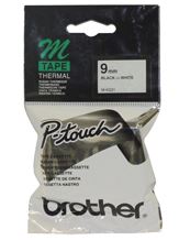 BCL343 - Brother MK-221 9mm x 8m Black on White M Label Tape