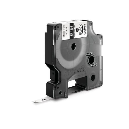 18484 - DYMO 18484 - Genuine Rhino Industrial Labels -Permanent 19mm Black on White.labeling panels