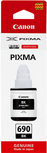 Canon GI690 Black Pixma MegaTank Ink Bottle PB0290