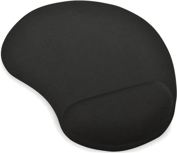 Ednet Mouse Pad with Gel Wrist Rest - Black 64020