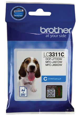 BCK83C - Brother LC3311C Cyan Ink Cartridge