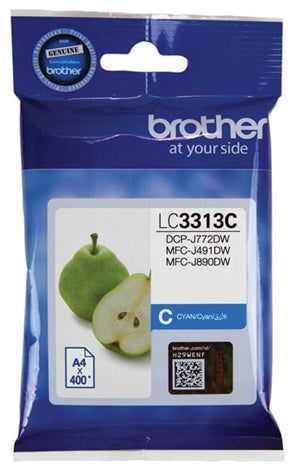 BCK85C - Brother LC3313C Cyan Ink Cartridge High Yield