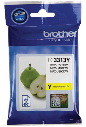 BCK85Y - Brother LC3313y Yellow Ink Cartridge High Yield