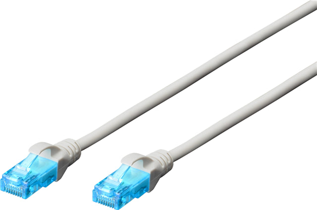 Digitus UTP CAT5e Patch Lead -  0.3M Grey DK-1511-003