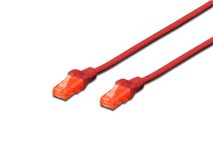 CA9622R - Digitus UTP CAT6 Patchkabel - 1M Rot