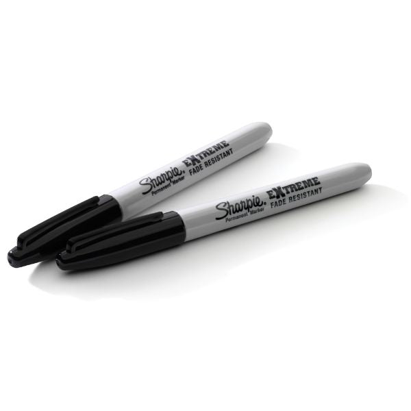 SHARPIE 1919845 - 2-Pack Extreme Permanent Marker w/ Fine Point Tip. Extreme Versatility