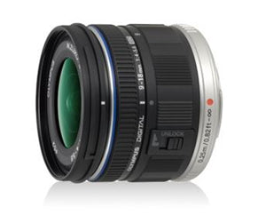 OM SYSTEM OLL2166 - Olympus 9-18mm f4.0-5.6 Standard Zoom Micro Four Thirds Lens Black