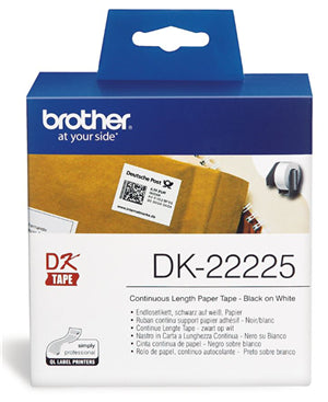 BCC85 - Brother DK22225 Continuous Paper Label 38mm x 30.48m