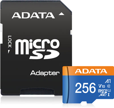 ADATA Premier microSDXC UHS-I A1 V10 Card with Adapter 256GB