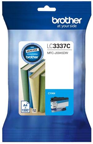 BCK100C - Brother LC3337C Cyan Ink Cartridge