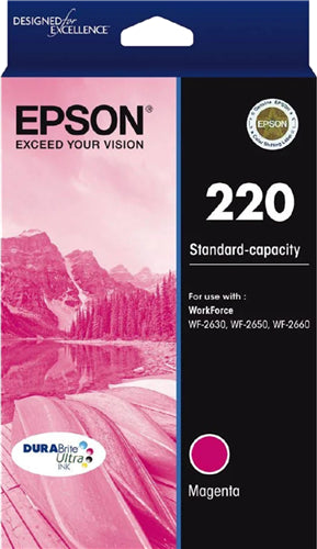 Epson 220 Magenta Ink Cartridge EP0184