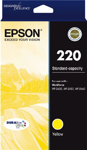 Epson 220 Yellow Ink Cartridge EP0186