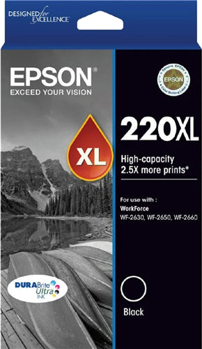 Epson 220XL Black High Yield Ink Cartridge EP0181