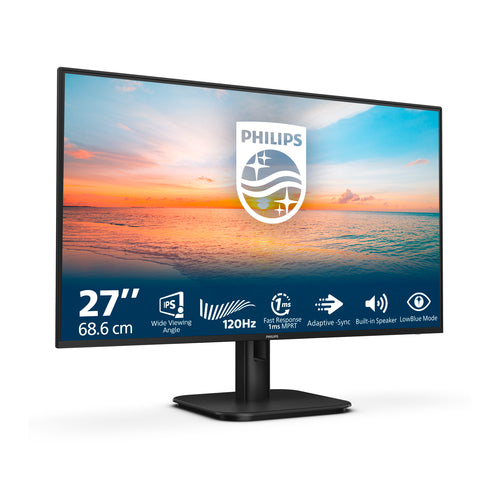 27E1N1200A/75 - PHILIPS 27E1N1200A/75 27" 16:9 1080P FHD IPS LED,100HZ,MPRT 1MS,HDMI,DP,VGA,SPKR,4YR