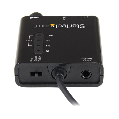 StarTech.com ICUSBAUDIO2D - USB Sound Card Audio Adapter w/ SPDIF