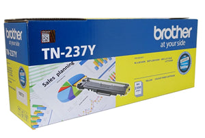BTN237Y - Brother TN-237Y Yellow High Yield Toner Cartridge