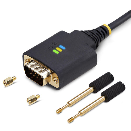 STARTECH.COM 1FT (30CM) USB TO SERIAL ADAPTER CABLE, COM RETENTION, RS232, 2 YR