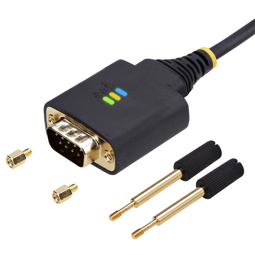 STARTECH.COM 2M USB TO SERIAL ADAPTER CABLE, COM RETENTION, RS232, 2 YR