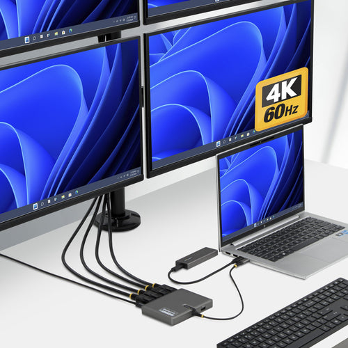 StarTech.com QUAD-USB-DP-ADAPT - USB-C to Quad DP Adapter