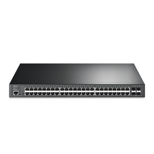 TP-Link TL-SG3452XP - TP LINK JetStream 48-Port Gigabit and 4-Port 10GE SFP+ L2+ Managed Switch with 48-Port PoE+