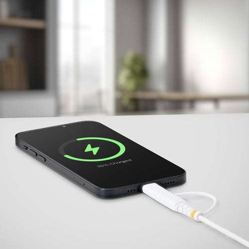 STARTECH.COM 2M/6.6FT 2-IN-1 USB-C CHARGING CABLE WITH LIGHTNING ADAPTER, LTW