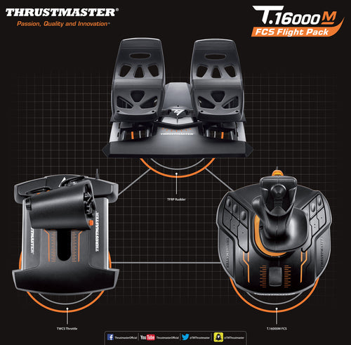 2960782 - THRUSTMASTER T.16000M FLIGHT PACK PC