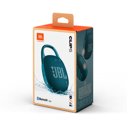 JBLCLIP5BLU - JBL CLIP5 - BT SPKER W/CARABINER - BLUE