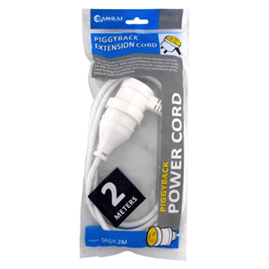 Sansai SPGY-2M Sansai Piggy Back Extension Cord 2M
