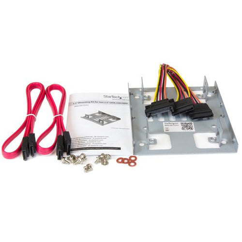 STARTECH.COM DUAL 2.5 TO 3.5" SATA HDD / SSD MOUNTING BRACKET LTW