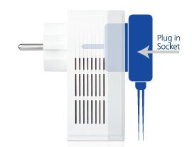TL-PA4010P KIT - TP-Link AV600 Powerline Adapter with AC Pass Through Starter Kit
