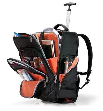 EVERKI EKP122 - Atlas Wheeled Laptop Backpack. Notebooks 13-17.3''. Felt-lined iPad/Kindle/tablet