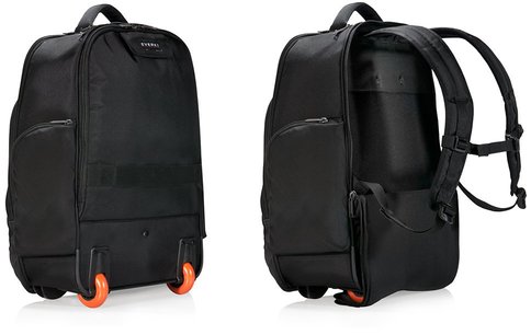 EVERKI EKP122 - Atlas Wheeled Laptop Backpack. Notebooks 13-17.3''. Felt-lined iPad/Kindle/tablet