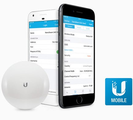 Ubiquiti NBE-5AC-GEN2 - NanoBeam ac Gen2 airMAX ac CPE with Dedicated Management Radio