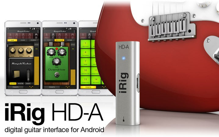 IP-IRIG-HDA-IN - IK MULTIMEDIA IRIG HD-A DIGITAL ANDROID INTERFACE